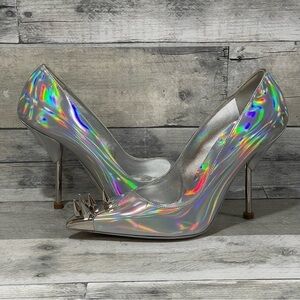 ALEXANDER MCQUEEN Punk Stud Holographic Pump - Sz - 6 US / 36 EU